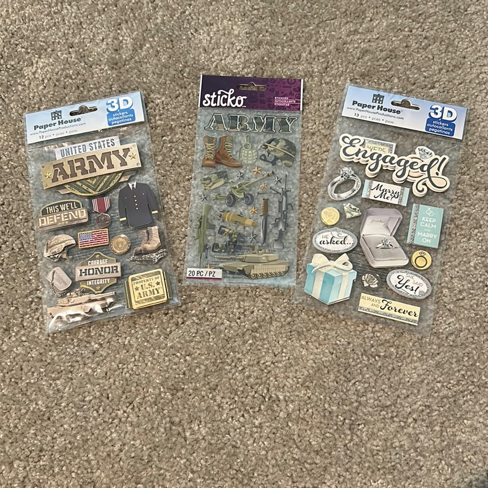 Scrapbook stickers